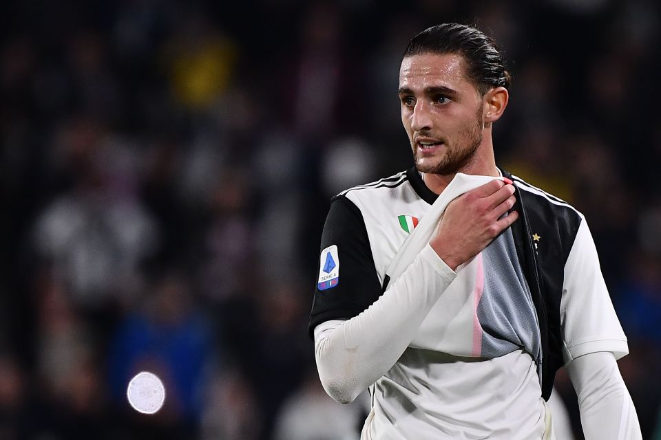  Adrien Rabiot only joined Juventus in the summer but has not settled