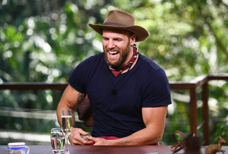  James didn't feel the jungle meals were sufficient while in the ITV show, I'm A Celeb