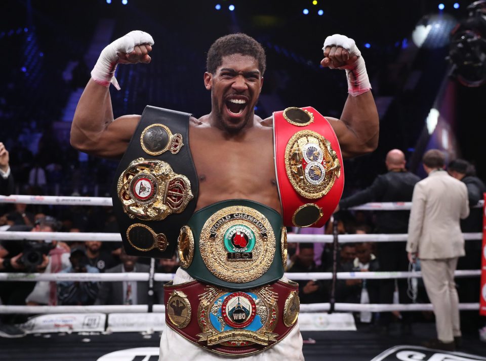  Anthony Joshua wants to to fight in the UK in his next bout