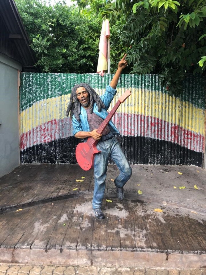  Our final stop was at the city’s Bob Marley Museum, located in his former home