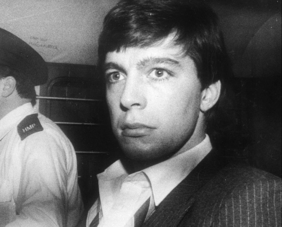  Jeremy Bamber is driven to his trial in 1986