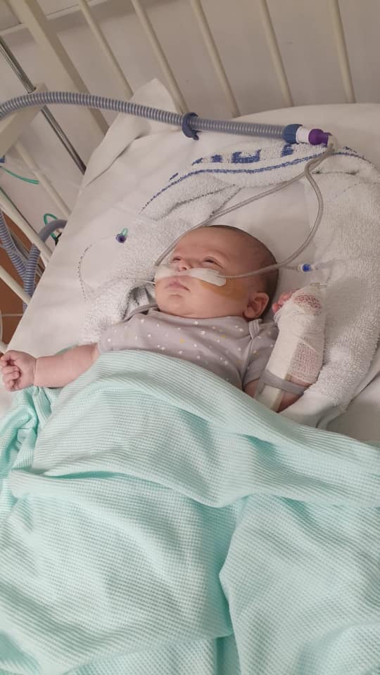  The youngster was sent away from hospital twice before finally being admitted, his mum said