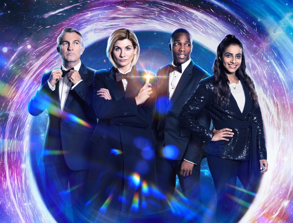  Jodie's co-stars include Bradley Walsh, Tosin Cole and Mandip Gill