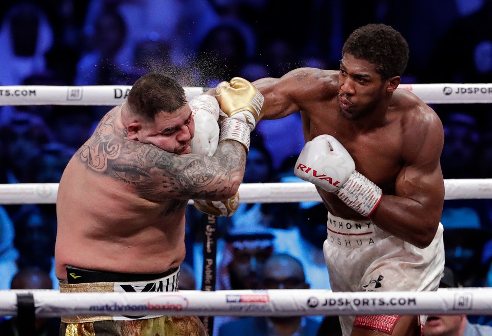 Joshua beat Ruiz in their rematch in Saudi Arabia to win back the heavyweight belts