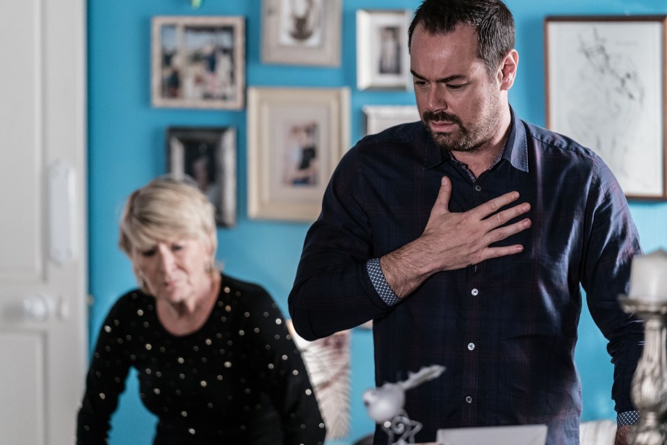  Mick Carter, played by Danny Dyer, clocked up just two 'duff duff' moments