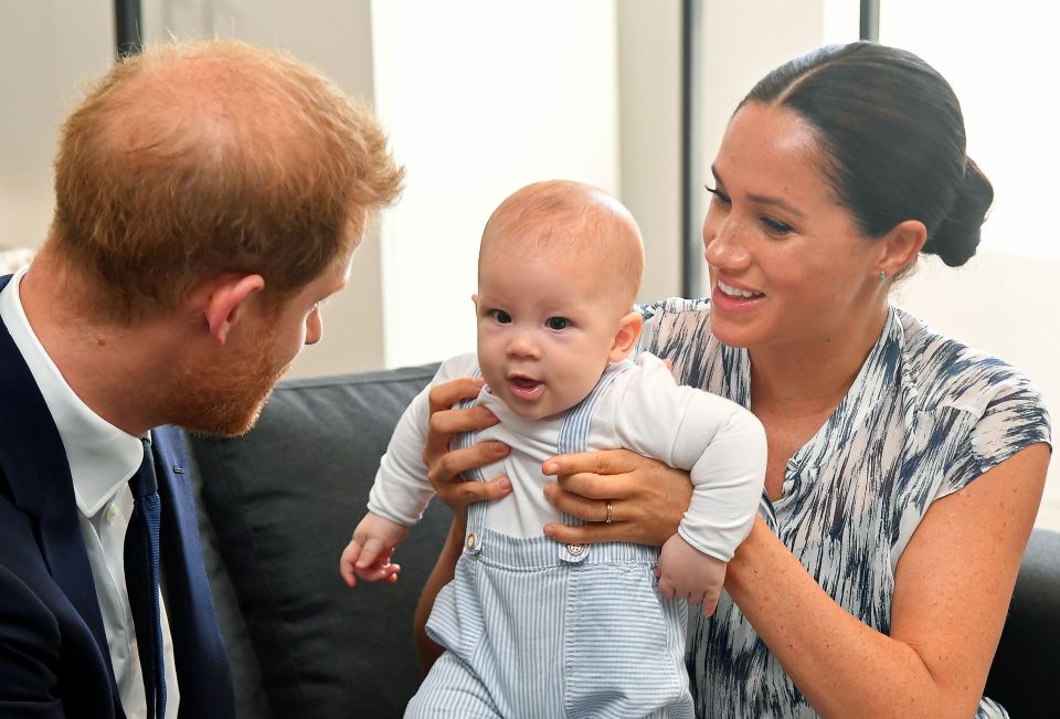  She has flown back to Canada to be with Archie