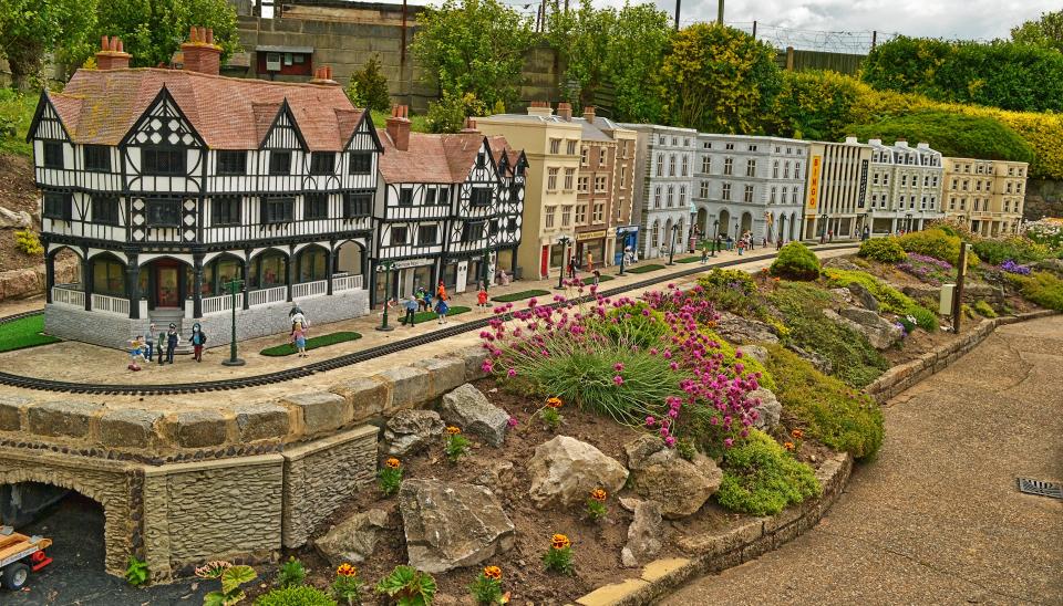 The Merrivale Model Village is a fascinating theme park with garden railway and penny arcade