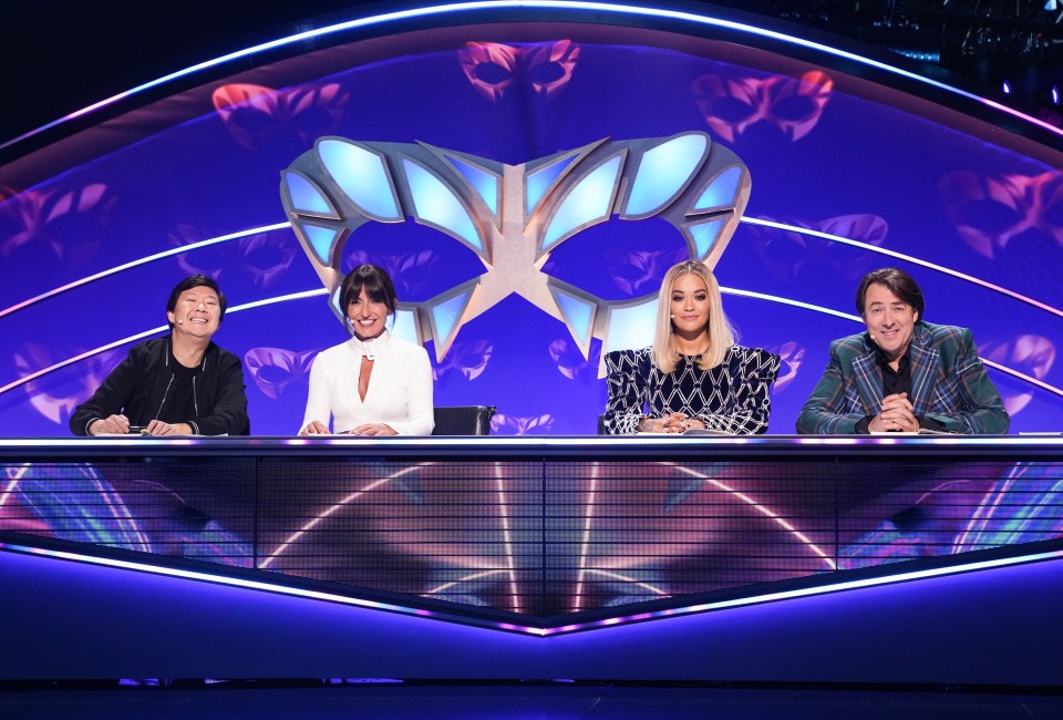  Ken Jeong, Davina McCall, Rita Ora and Jonathan Ross were tasked with trying to unravel the clues on The Masked Singer