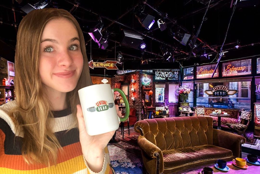 Noelle Sheldon, 17, who played baby Emma in Friends referenced a funny quote from the show on Instagram