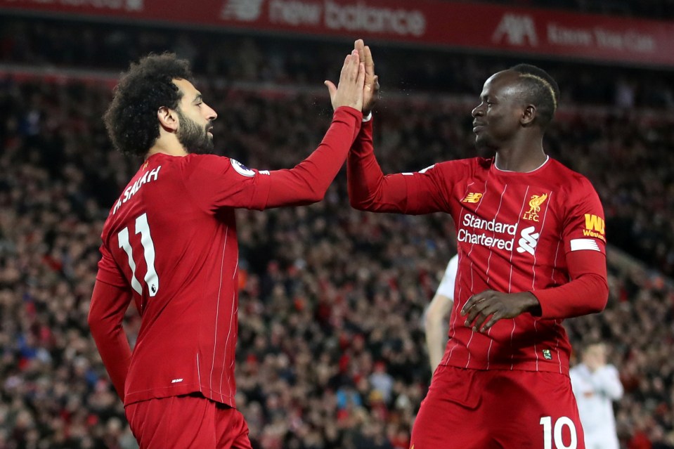  Liverpool are set to be without Sadio Mane and Mohamed Salah for a month next season