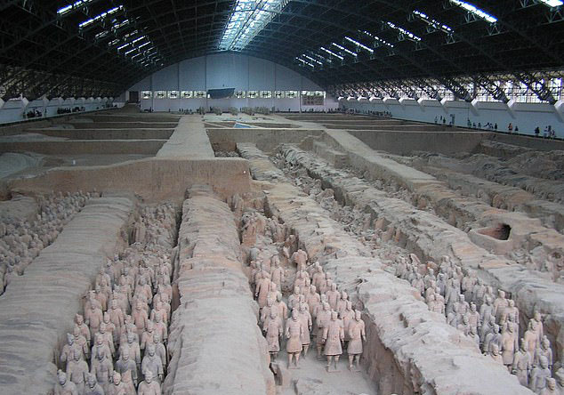  It's thought that the Terracotta Warriors are around 2,000 years old