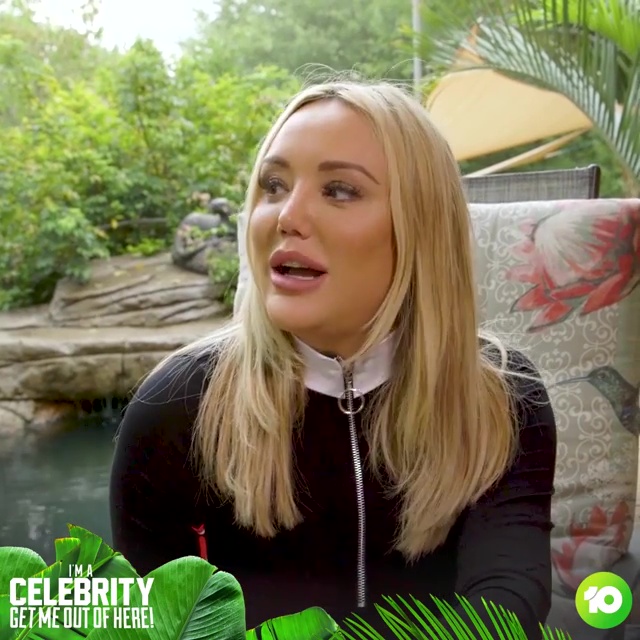  Kerry urged Charlotte to 'stop messing' with her face as she appeared on I'm A Celeb Australia