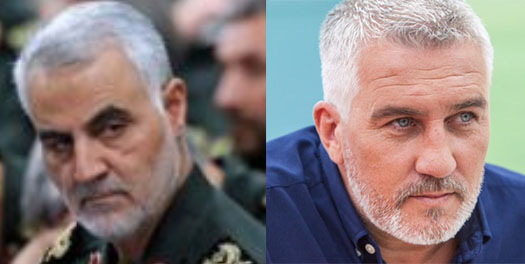  This week’s winner is dead Iranian ­general Qasem Soleimani and Paul ­Hollywood