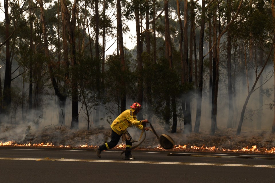 Crews work to put the fires out in NSW after thousands of homes have been destroyed