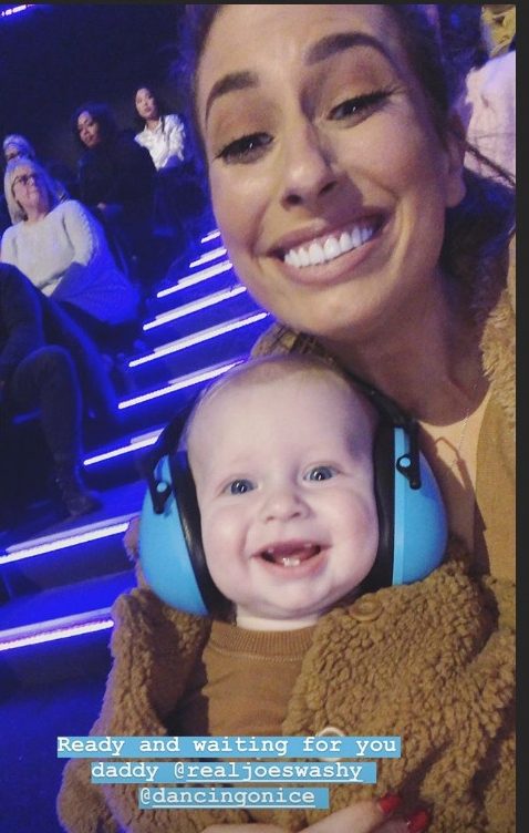  She later took Rex to watch dad Joe Swash at Dancing On Ice