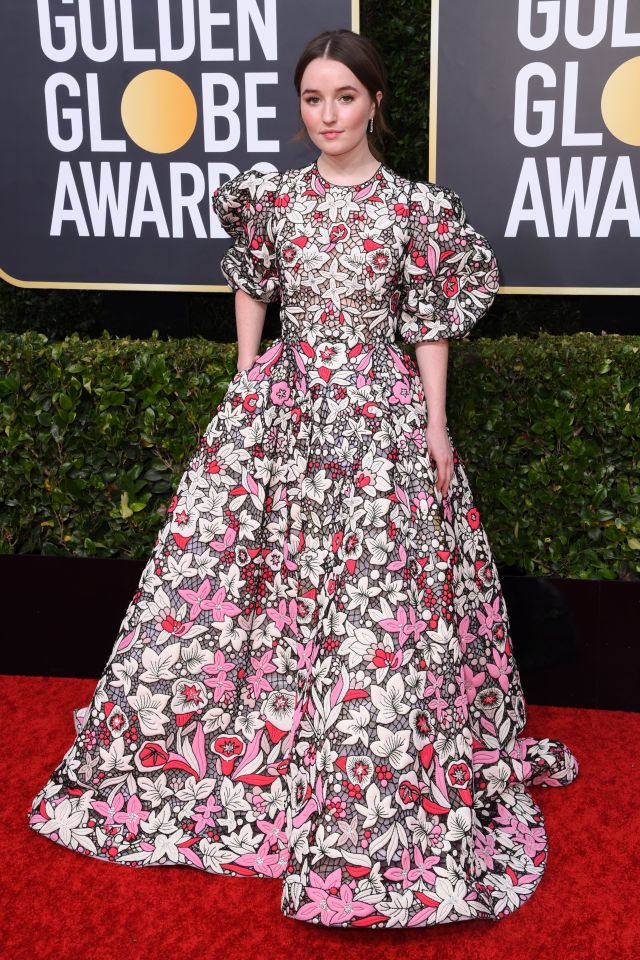 Unbelievable actress went for a Tudor-inspired gown with statement sleeves