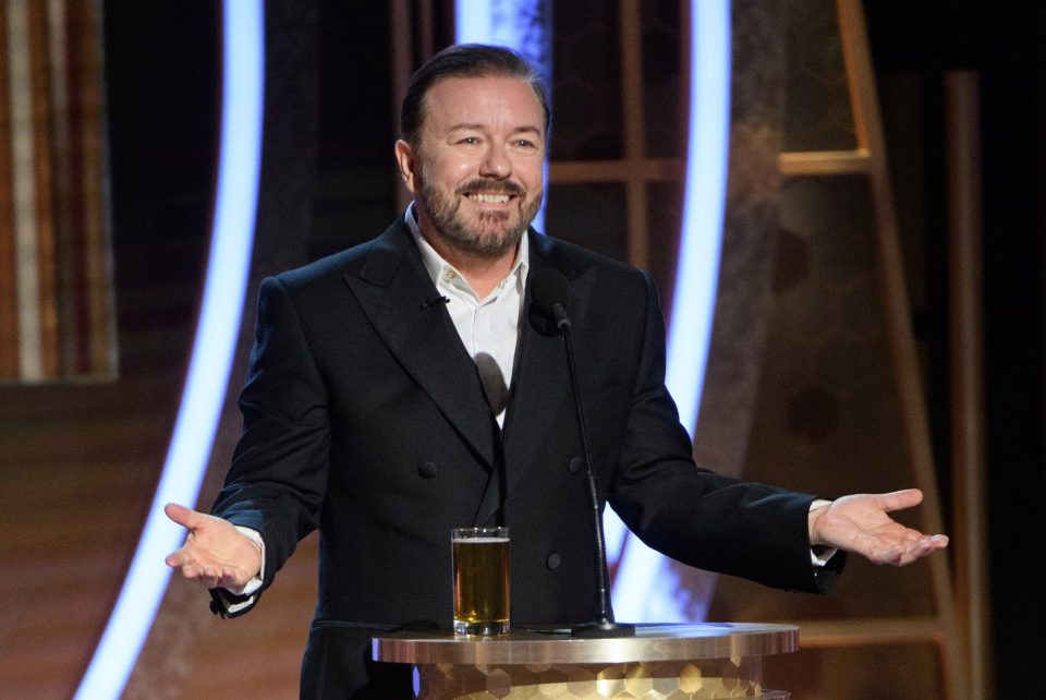  Ricky Gervais hosted the Golden Globes 2020