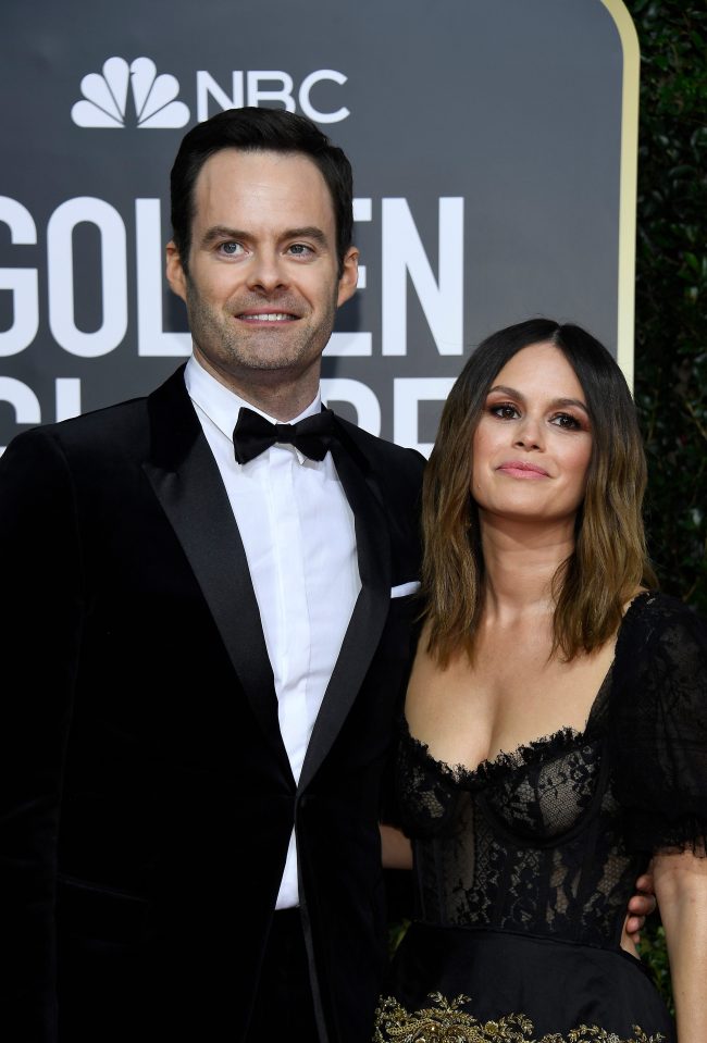  The cute couple chose the grand stage of the 2020 Golden Globes to show off their affections