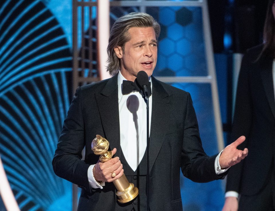  Brad Pitt was on form at the Golden Globes 2020