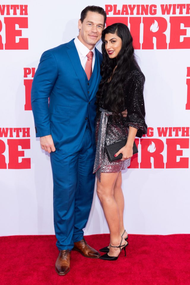  Cena is loving being with his new girlfriend Shariatzadeh