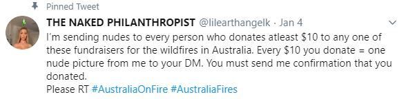 Instagram model 'raises $500K for Australia bushfire by offering NUDES to fans'