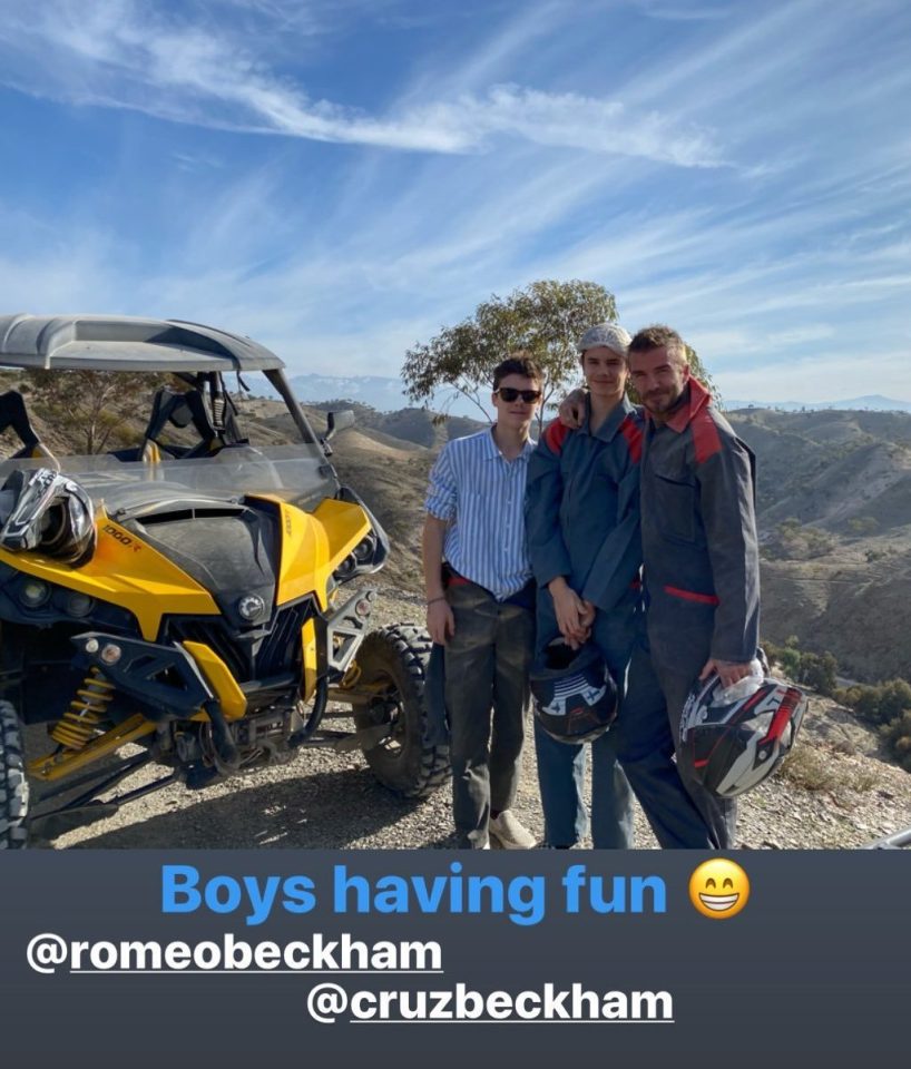  The oldest children went Quad Biking