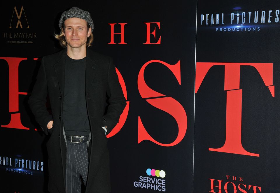  McFly bassist Dougie Poynter attended the London premiere for new crime thriller Host