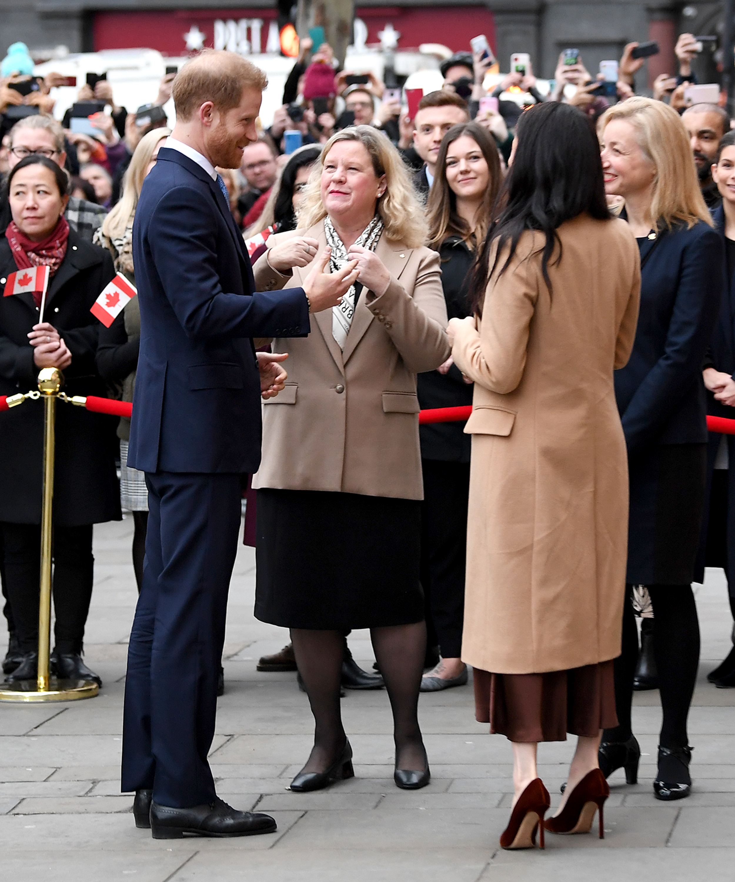 The Duke and Duchess of Sussex have met with Janice Charette, High Commissioner in Canada to the UK, at Canada House in London