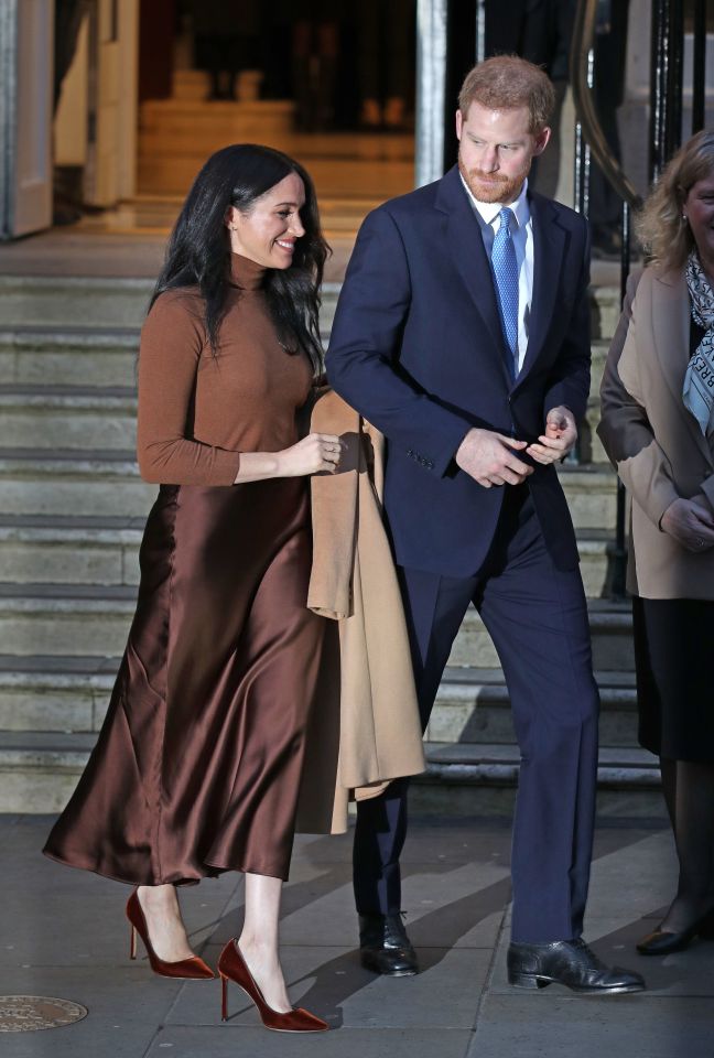  Meghan and Harry, at Canada House in London, have vowed to spend more time in North America