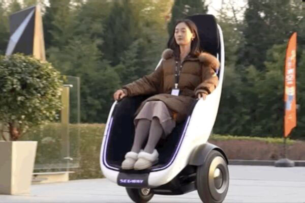  The S-pod, an egg-shaped 'personal transporter', is going on sale next year