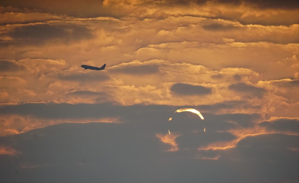  The photographer said he was worried nothing would come of the sunrise,