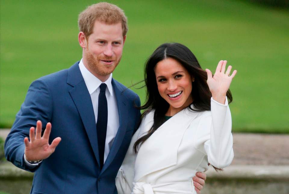  Harry and Meghan looked happy when they announced their engagement