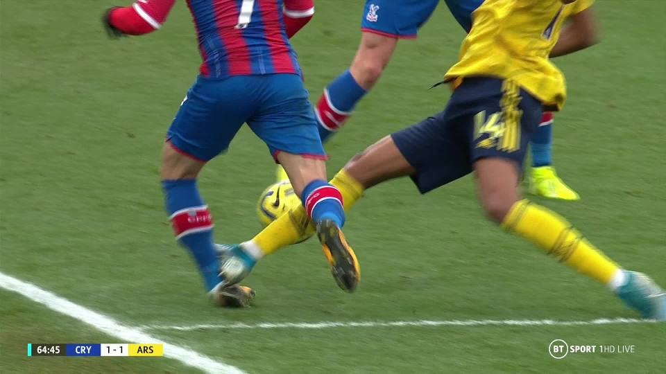  Once VAR had looked at the tackle, there was only one card that was going to be shown