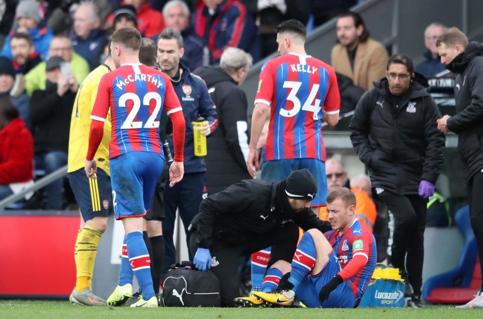  Max Meyer remained on the ground while VAR reviewed the incident