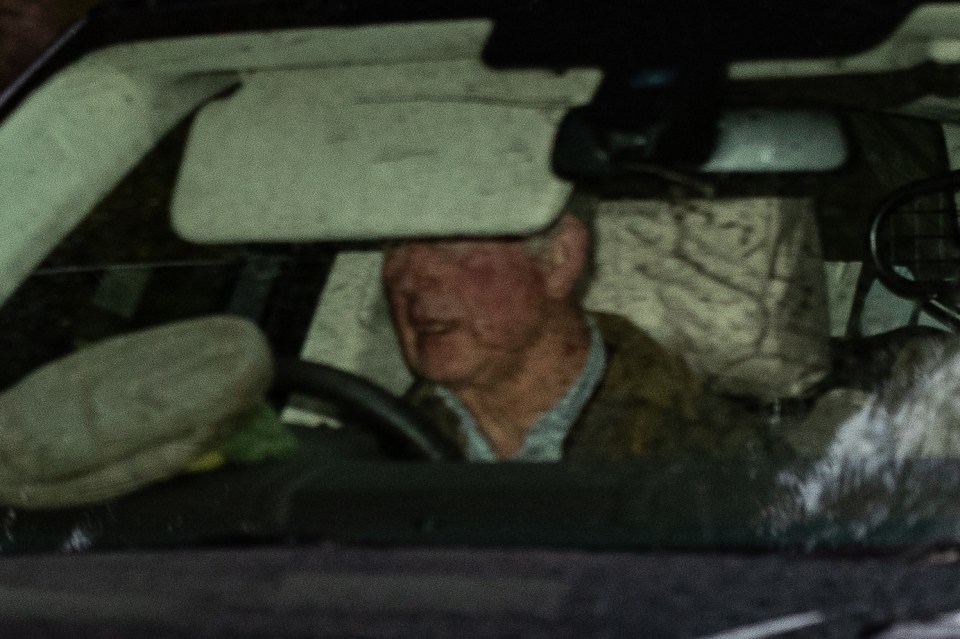  Prince Charles was pictured driving near his Scottish estate Birkhall in Aberdeenshire for the first time since the crisis broke