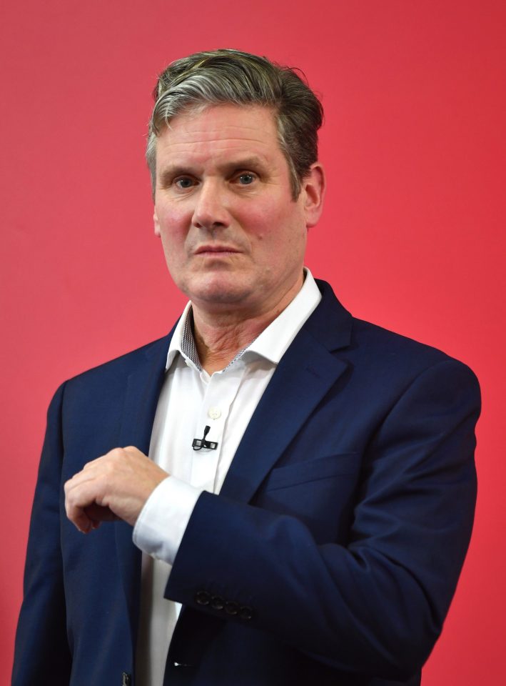  Sir Keir Starmer is the only man left running for Labour leader