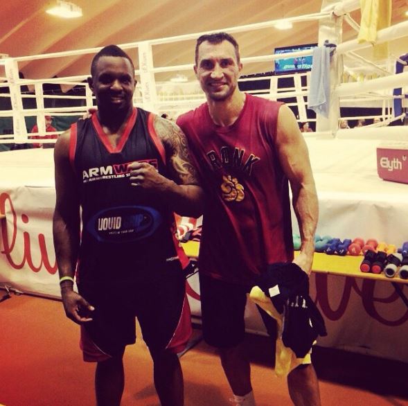  Dillian Whyte was a sparring partner of Wladimir Klistchko in 2014