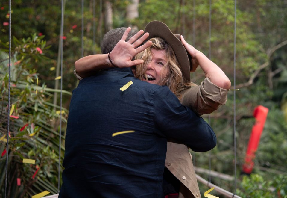  Kate Garraway revealed her husband Derek Draper got down on one knee and proposed to her for a second time when they were reunited after I'm A Celebrity