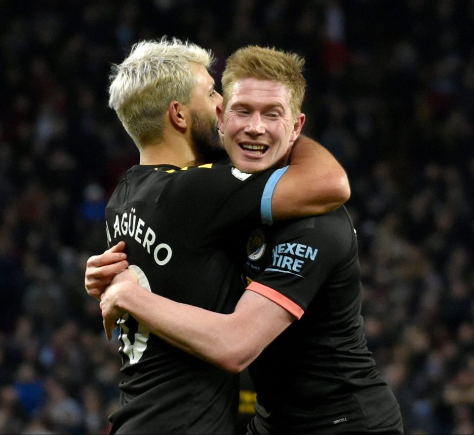  Kevin De Bruyne and Sergio Aguero have been playing together at Manchester City since 2015