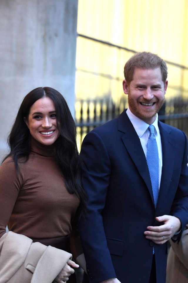 Meghan has stayed out of sight while Prince Harry thrashed out details of their royal breakaway during a historic summit on Monday