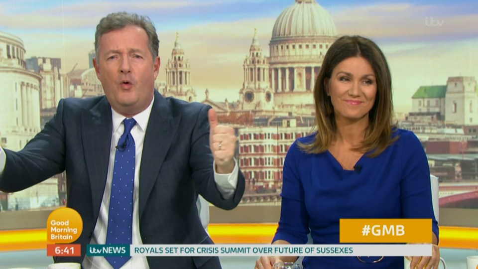  Morgan offered his opinions on the royal crisis on Good Morning Britain