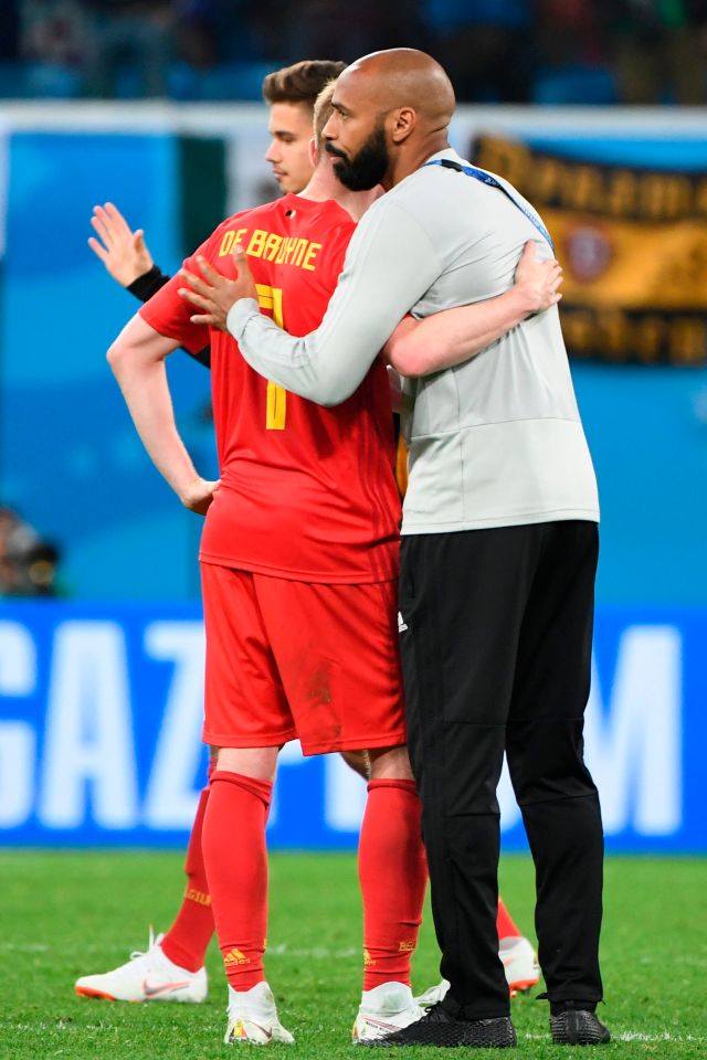  Arsenal legend Thierry Henry worked as an assistant coach for Belgium