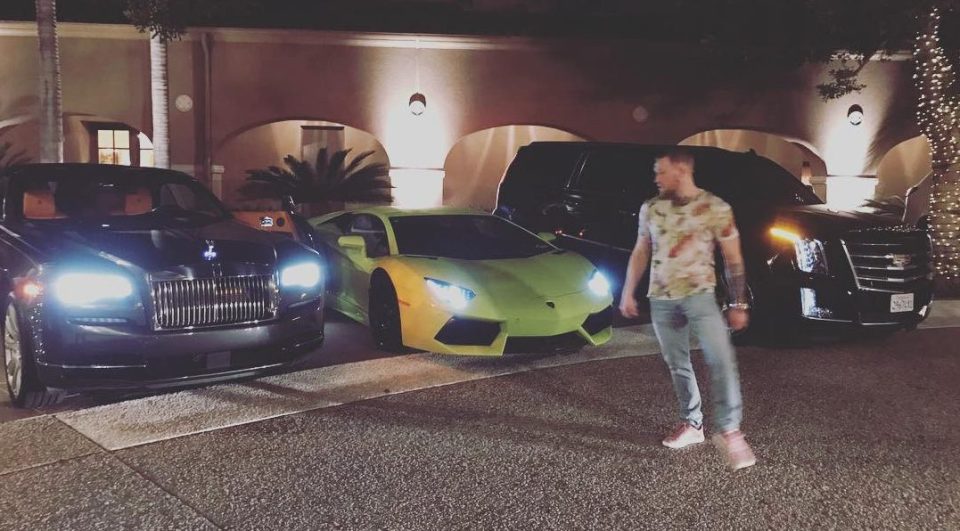 Conor McGregor has amassed a fleet of cars worth around £2.5m