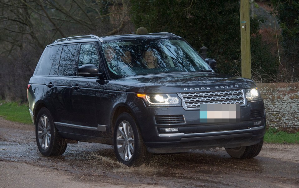 A car believed to be carrying Prince Harry leaves the Norfolk estate after the duke and duchess insisted on living in Canada