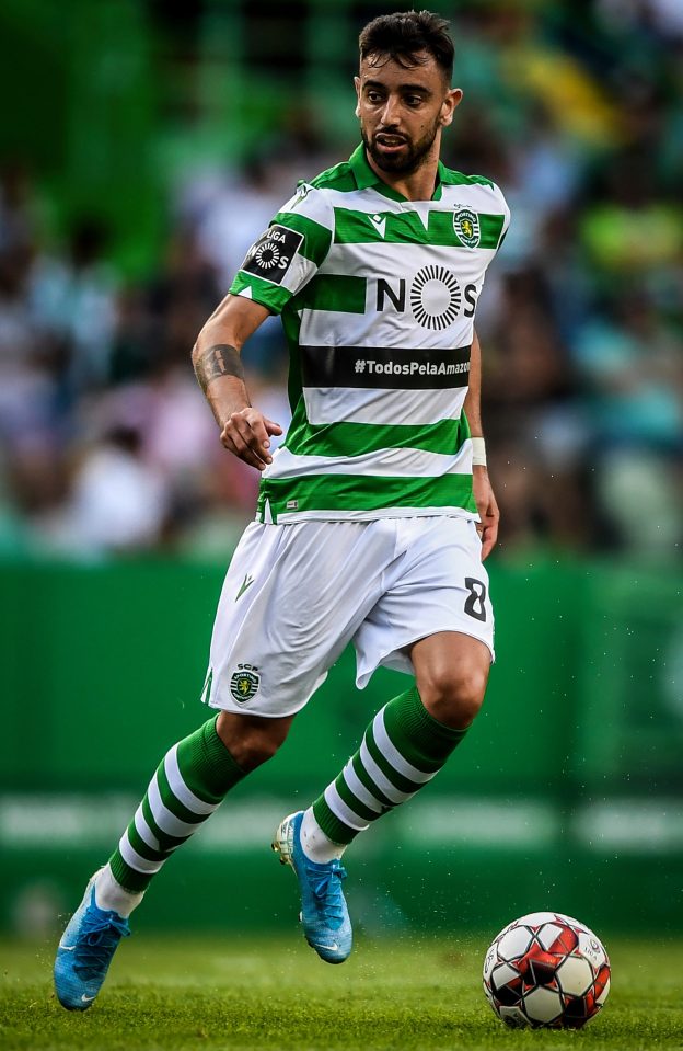  Sporting Lisbon main man Bruno Fernandes thrilled Man Utd fans with a delightful pass against Benfica