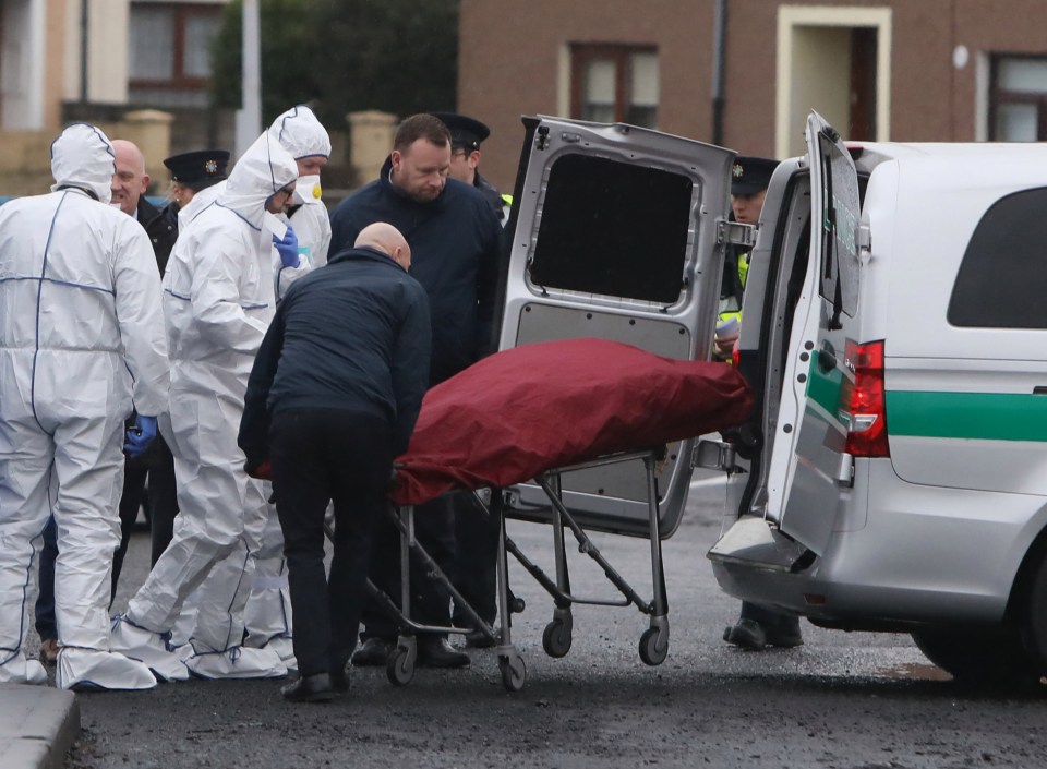 Investigation scene where the body was found