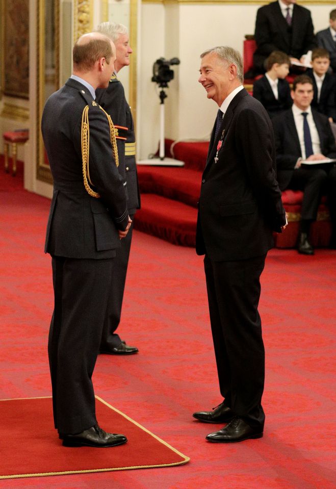  The Duke shares a joke with Kenneth Brown despite the recent troubles in his family