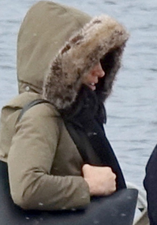 Meghan was spotted boarding a seaplane on Vancouver Island