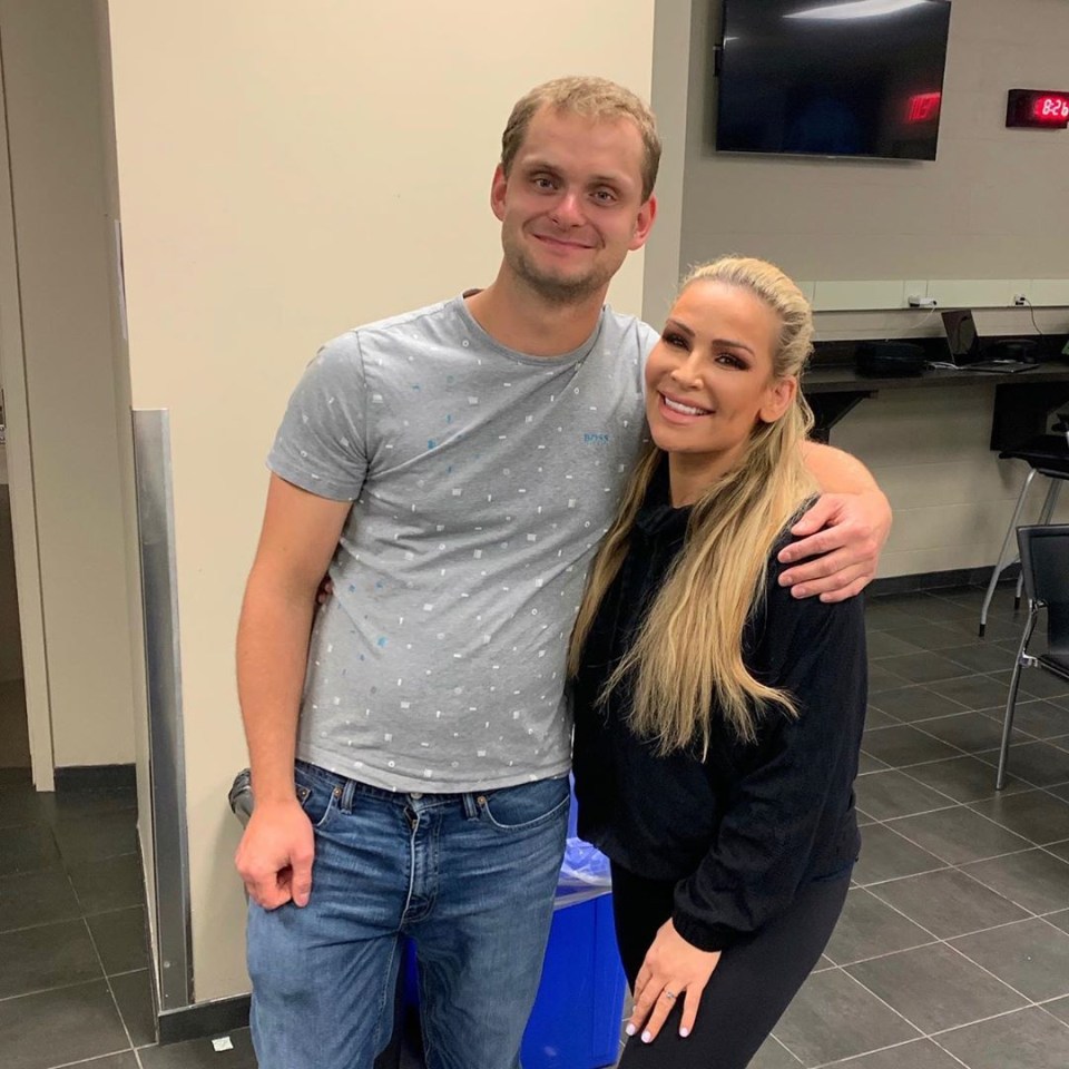  Chris Benoit's son David, pictured with WWE star Natalya, has revealed his intention to follow in his father's footsteps in the ring