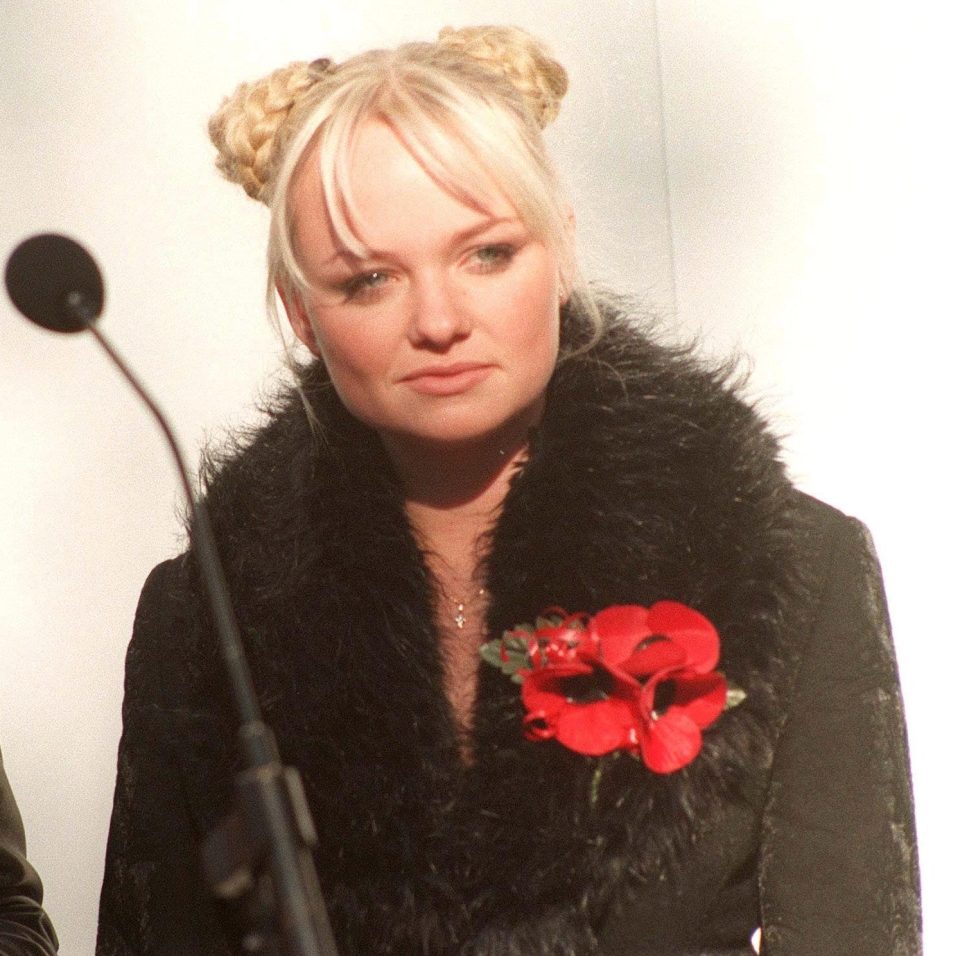  Emma Bunton sported the iconic hairstyle during the 90s